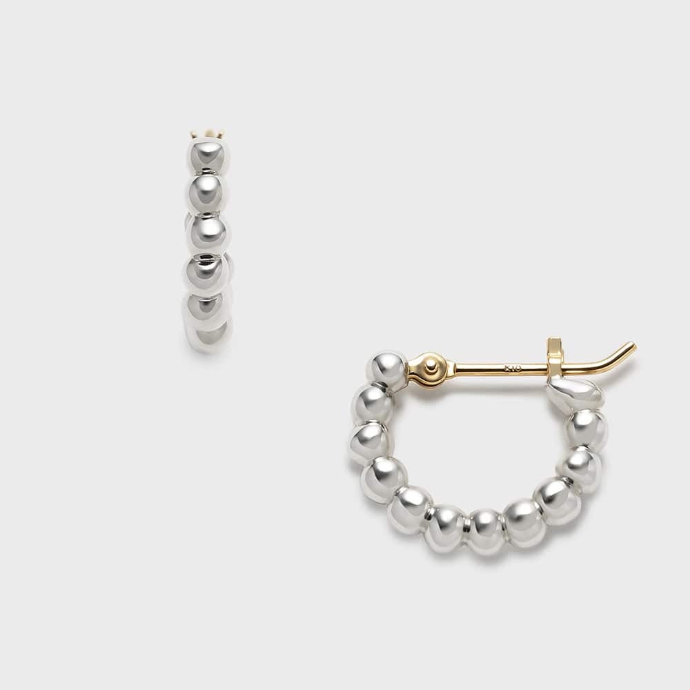 シルバー／K10ピアス