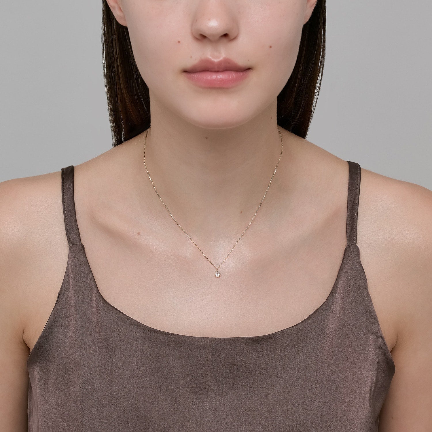 【WEB限定】11月バースストーン／K10トパーズネックレス