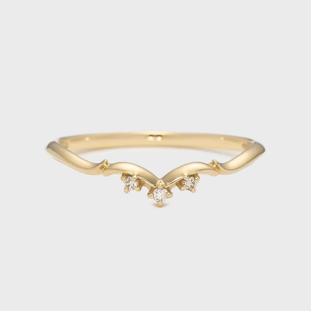 SAORIさんご着用【Pocket Ring】K10ダイヤモンドリング