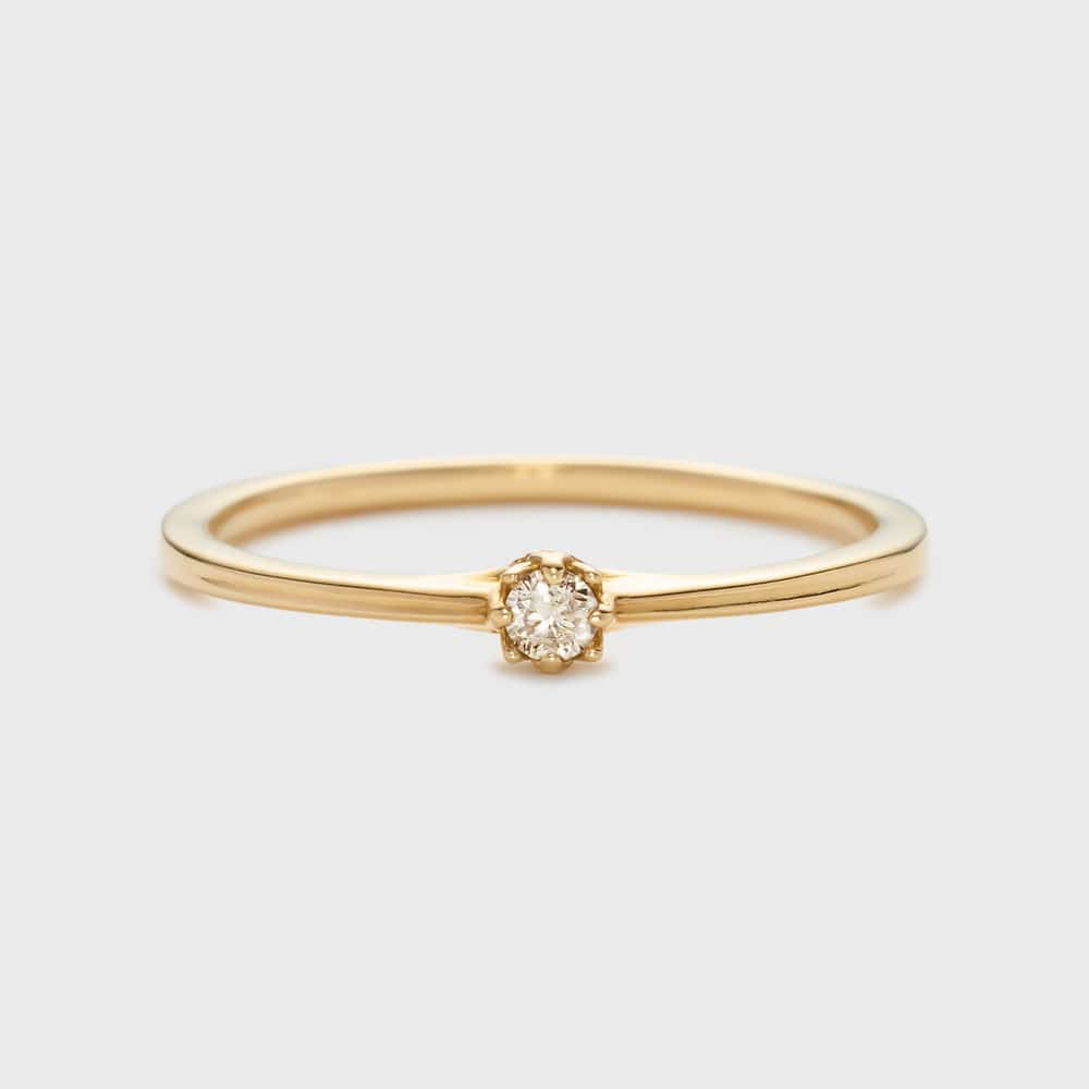 K18ダイヤモンドリング（0.05ct）