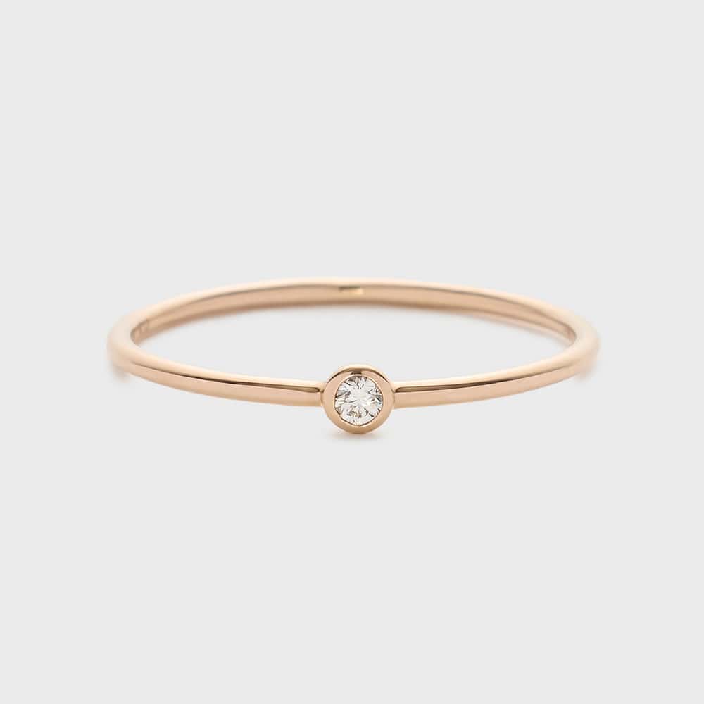 【展開店舗限定】K10ダイヤモンドリング(0.03ct)