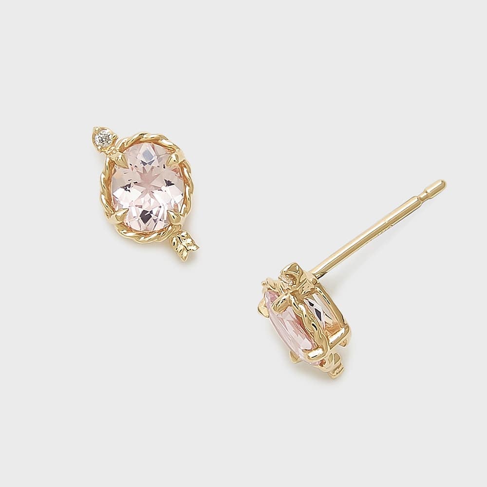 K10モルガナイトピアス