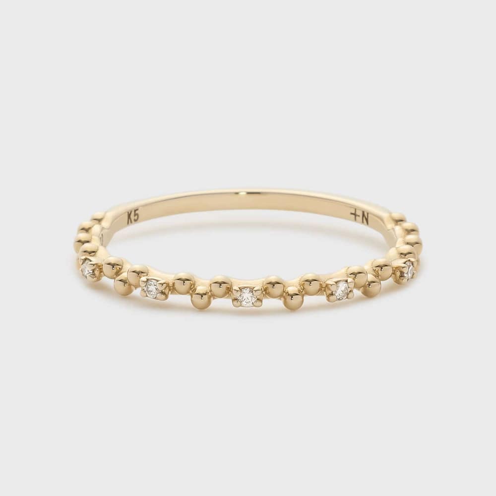 【Pocket Ring】K5ホワイトダイヤモンドリング