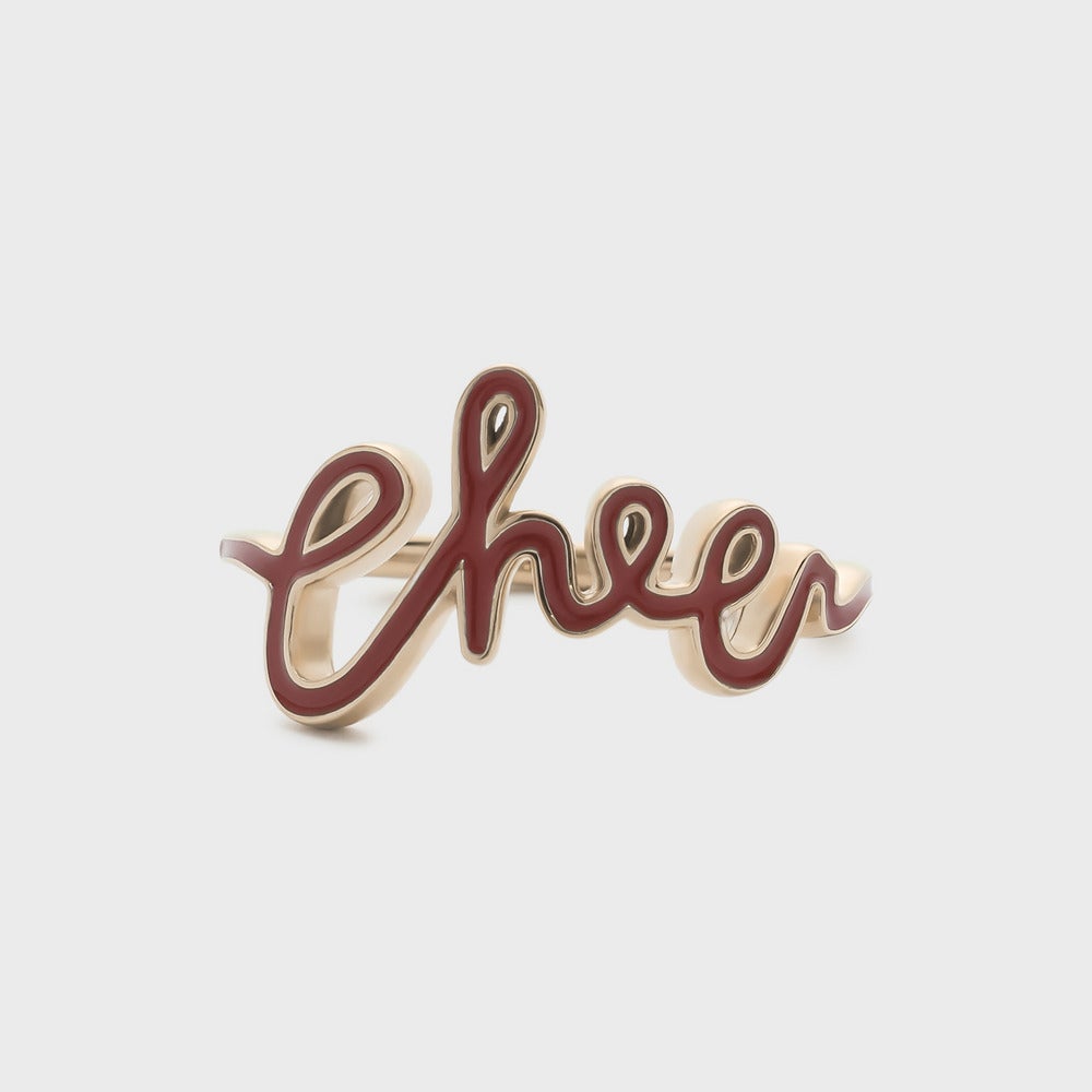 ゴールドピンキーリング